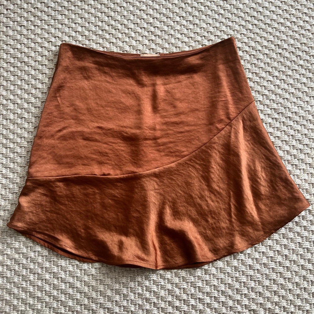 Sage + Paige Satin Skirt & OS Sweater - Picture 5 of 9